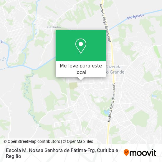 Escola M. Nossa Senhora de Fátima-Frg mapa