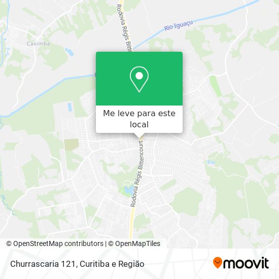 Churrascaria 121 mapa