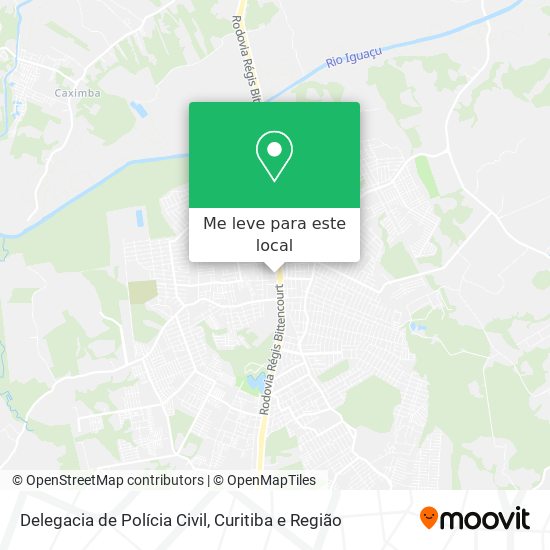 Delegacia de Polícia Civil mapa