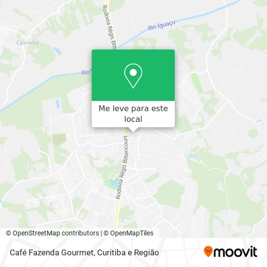 Café Fazenda Gourmet mapa