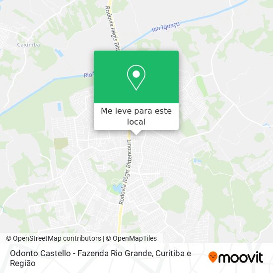 Odonto Castello - Fazenda Rio Grande mapa