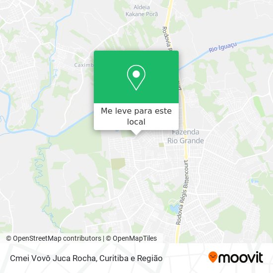 Cmei Vovô Juca Rocha mapa