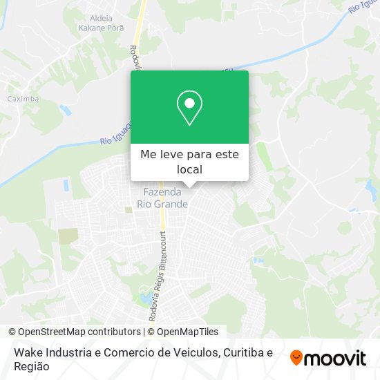 Wake Industria e Comercio de Veiculos mapa