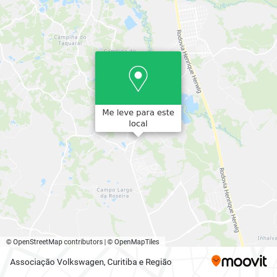 Associação Volkswagen mapa