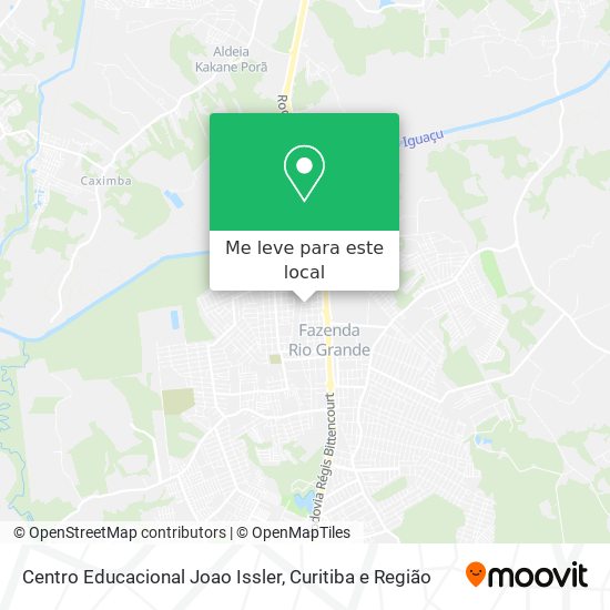 Centro Educacional Joao Issler mapa