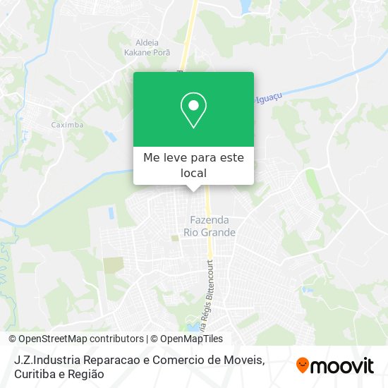 J.Z.Industria Reparacao e Comercio de Moveis mapa