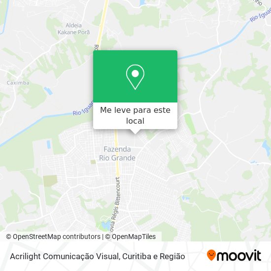 Acrilight Comunicação Visual mapa
