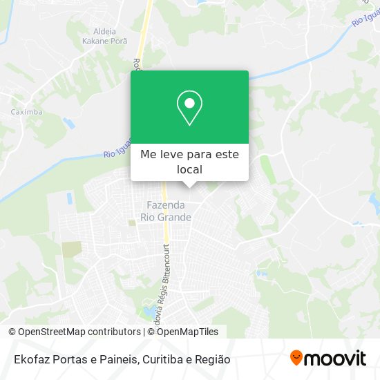 Ekofaz Portas e Paineis mapa