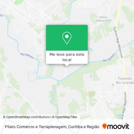 Pilato Comercio e Terraplenagem mapa