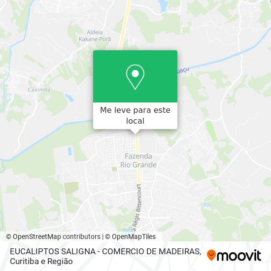 EUCALIPTOS SALIGNA - COMERCIO DE MADEIRAS mapa