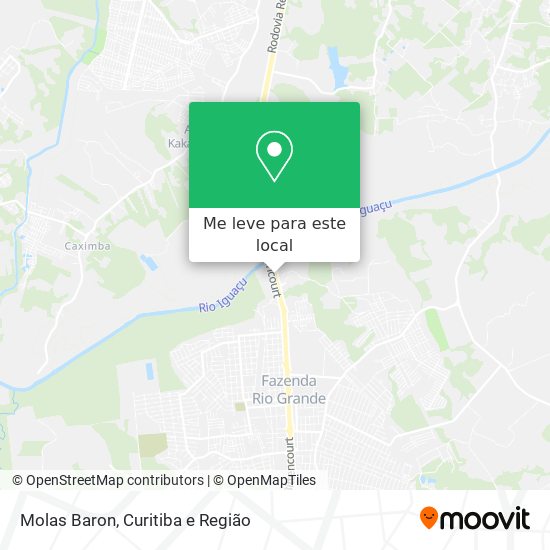 Molas Baron mapa