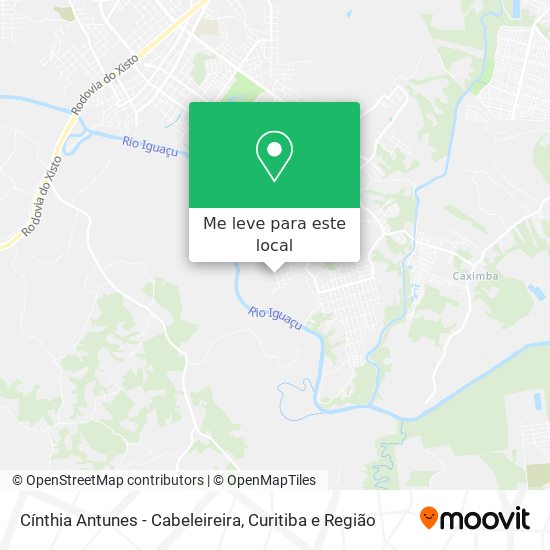 Cínthia Antunes - Cabeleireira mapa