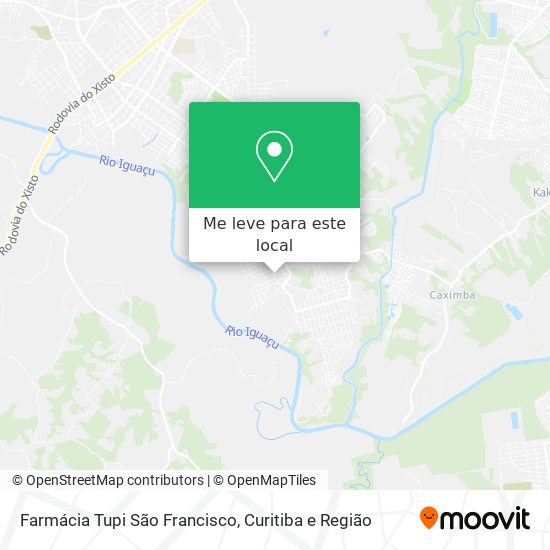 Farmácia Tupi São Francisco mapa