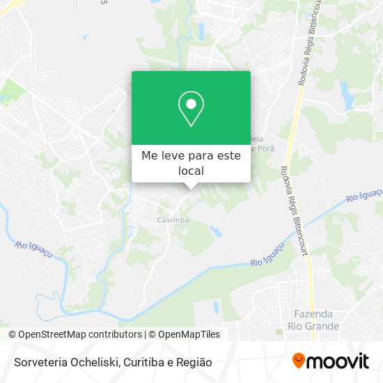 Sorveteria Ocheliski mapa