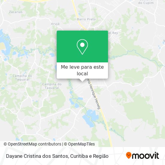 Dayane Cristina dos Santos mapa