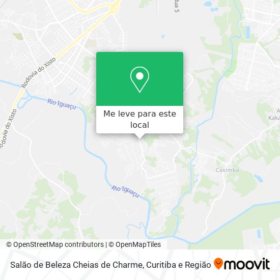 Salão de Beleza Cheias de Charme mapa