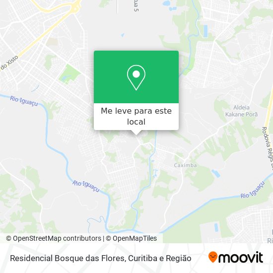 Residencial Bosque das Flores mapa