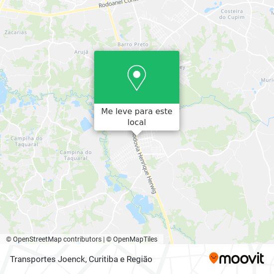 Transportes Joenck mapa