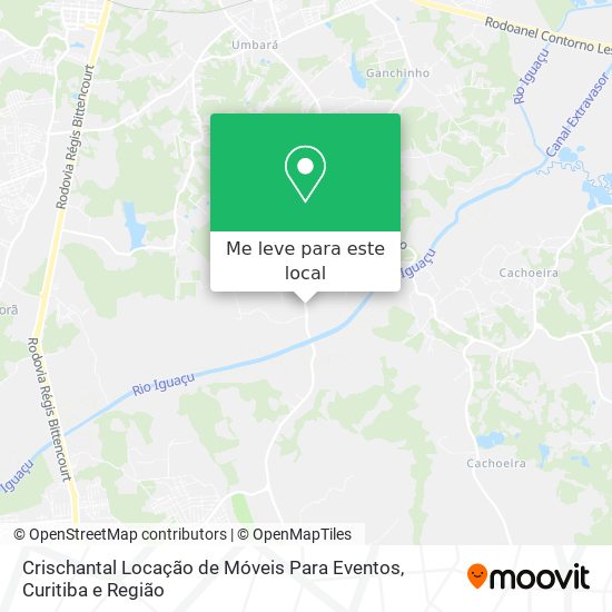 Crischantal Locação de Móveis Para Eventos mapa