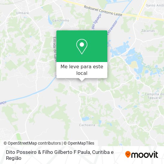 Dito Posseiro & Filho Gilberto F Paula mapa