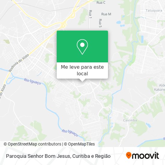 Paroquia Senhor Bom Jesus mapa