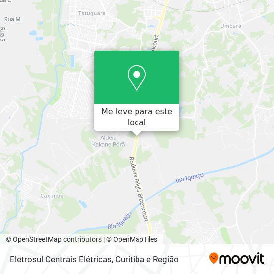 Eletrosul Centrais Elétricas mapa