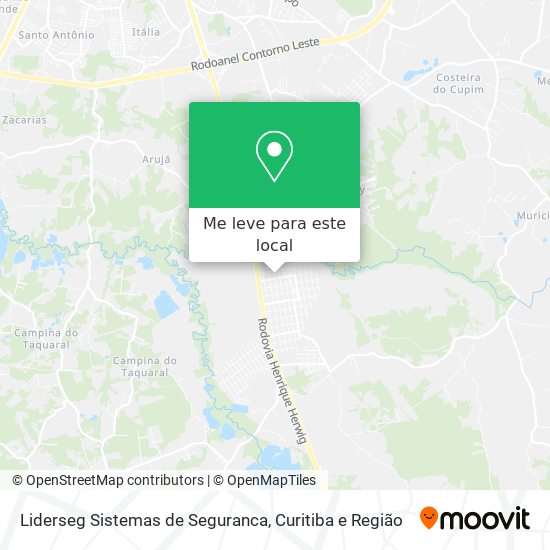 Liderseg Sistemas de Seguranca mapa