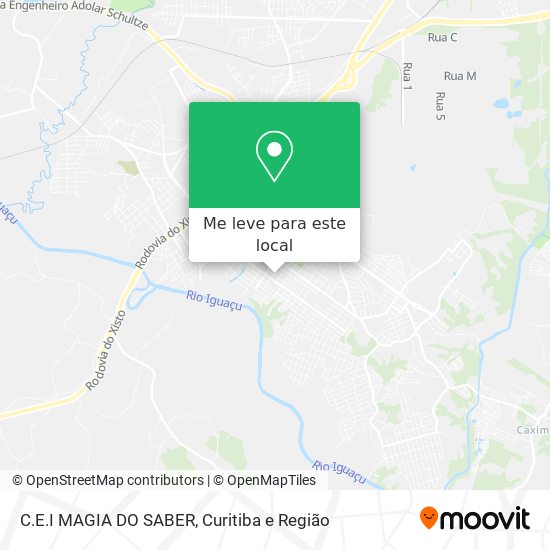 C.E.I MAGIA DO SABER mapa