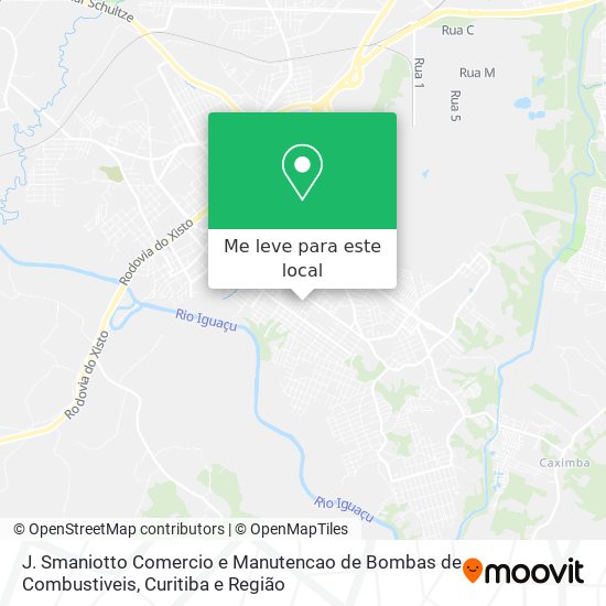 J. Smaniotto Comercio e Manutencao de Bombas de Combustiveis mapa