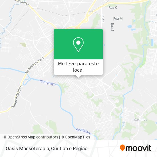 Oásis Massoterapia mapa
