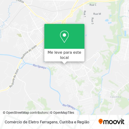 Comércio de Eletro Ferragens mapa
