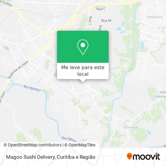 Magoo Sushi Delivery mapa