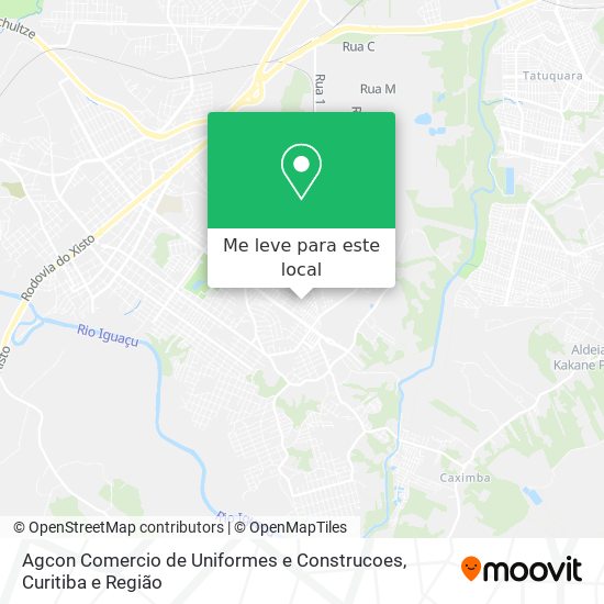 Agcon Comercio de Uniformes e Construcoes mapa