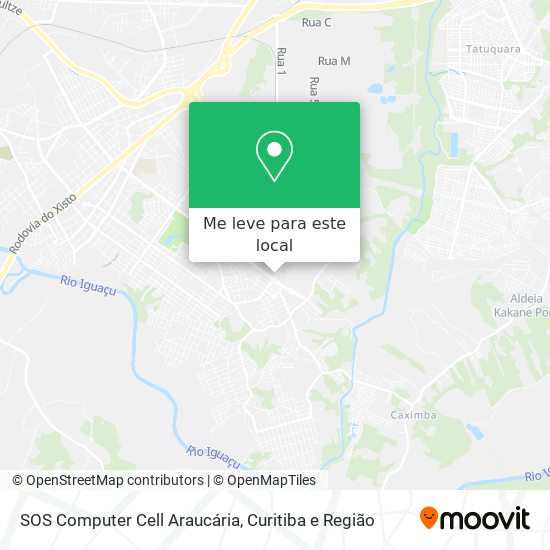 SOS Computer Cell Araucária mapa