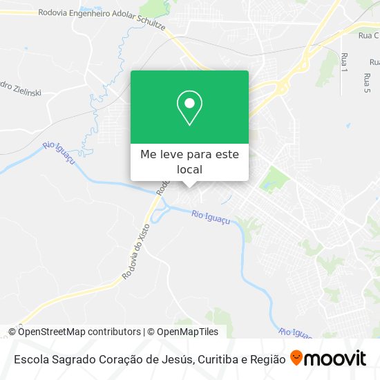 Escola Sagrado Coração de Jesús mapa