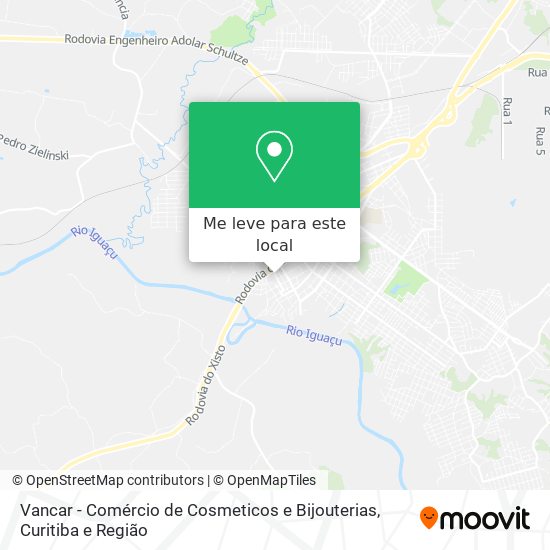 Vancar - Comércio de Cosmeticos e Bijouterias mapa