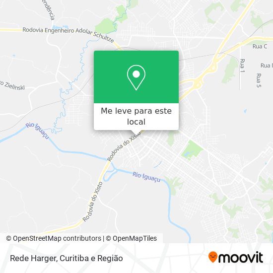 Rede Harger mapa