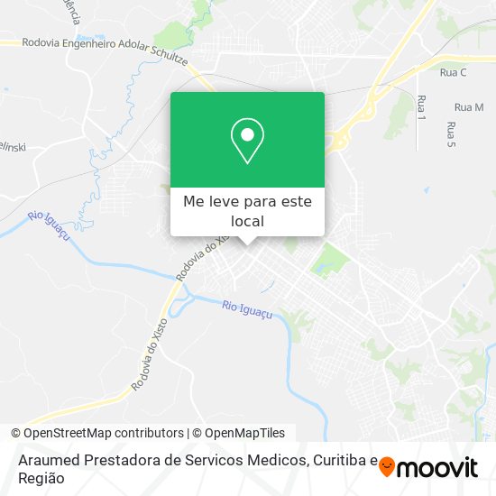 Araumed Prestadora de Servicos Medicos mapa
