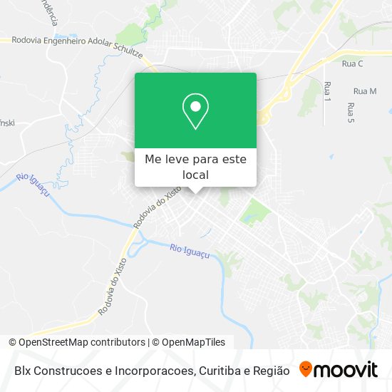 Blx Construcoes e Incorporacoes mapa