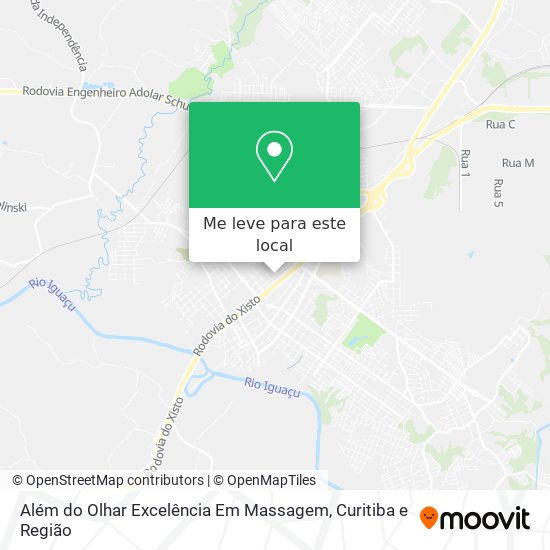 Além do Olhar Excelência Em Massagem mapa