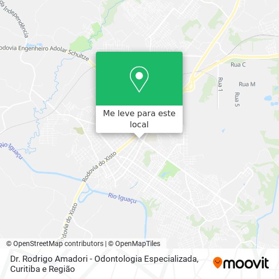 Dr. Rodrigo Amadori - Odontologia Especializada mapa