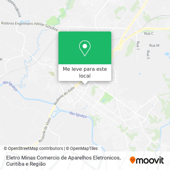 Eletro Minas Comercio de Aparelhos Eletronicos mapa