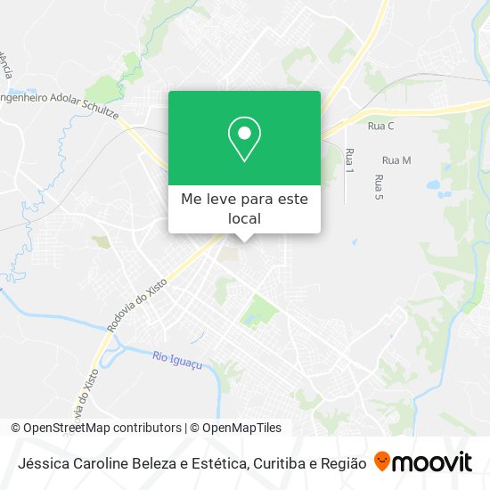 Jéssica Caroline Beleza e Estética mapa