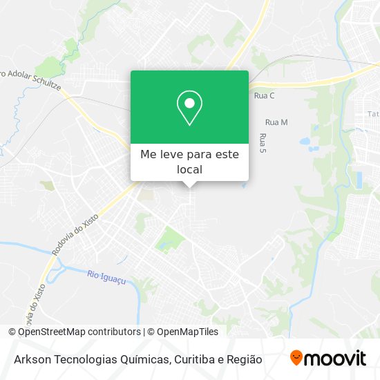 Arkson Tecnologias Químicas mapa