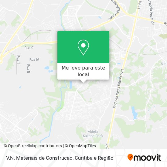 V.N. Materiais de Construcao mapa