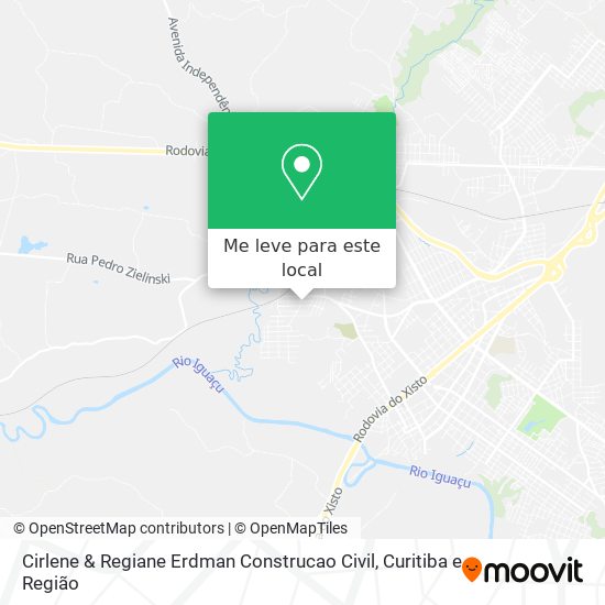 Cirlene & Regiane Erdman Construcao Civil mapa