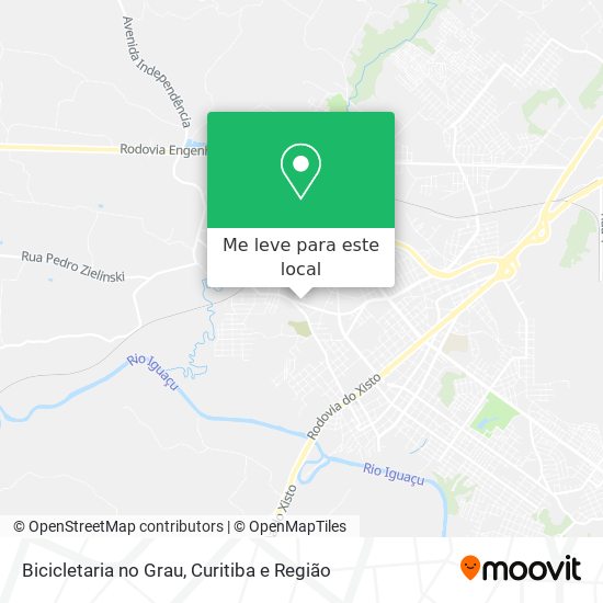 Bicicletaria no Grau mapa