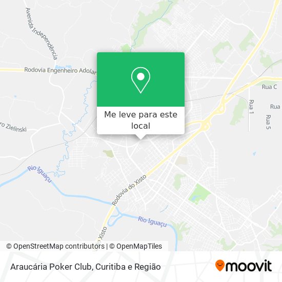 Araucária Poker Club mapa