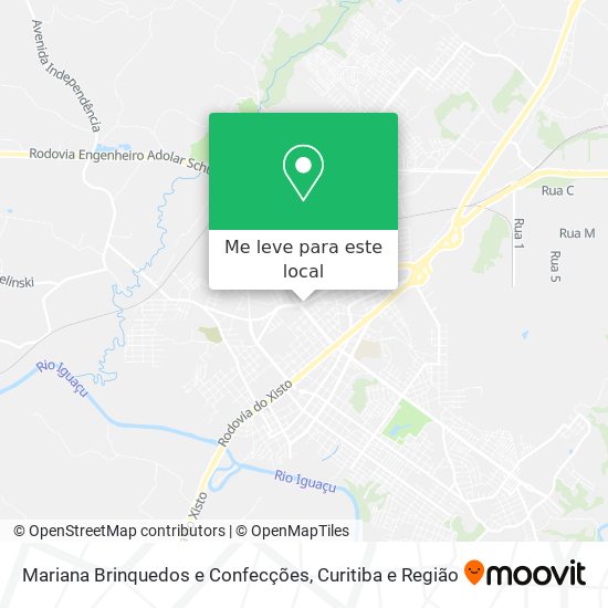 Mariana Brinquedos e Confecções mapa