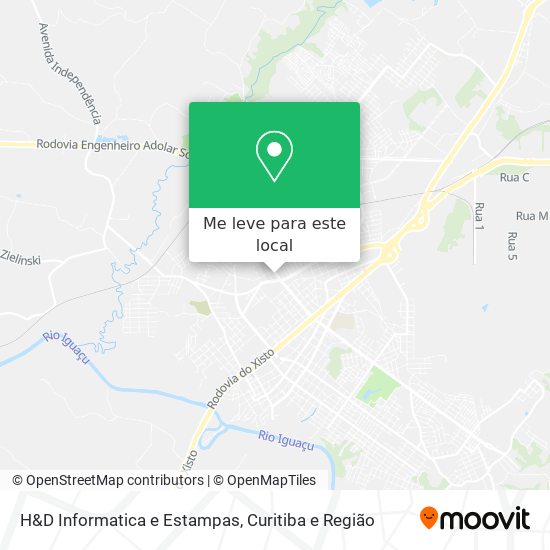 H&D Informatica e Estampas mapa